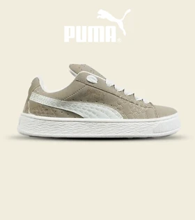 کفش کتانی ورزشی کرم مردانه و زنانه PUMA suede XL