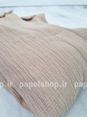 شومیز مانتویی کراش آستین پاکتی