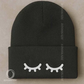 کلاه بافت طرح پلک مدل T32