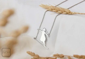 گردنبند نقره آکروبات