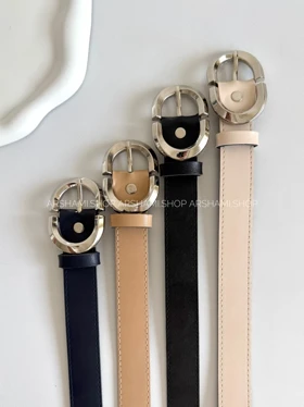 کمربند چرمی زنانه بهنیا