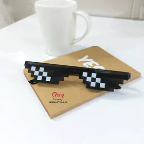 عینک آفتابی PIXEL تاگ لایف (Thug life) فانتزی شطرنجی