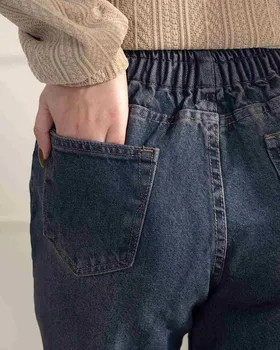 شلوار فول بگ گازوئیلی پارچه ترک کمر کش قد 110