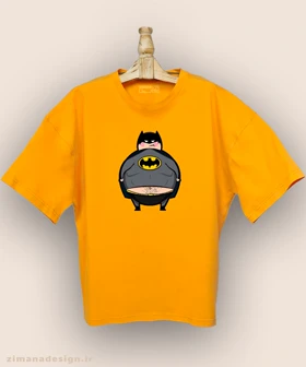 تیشرت لش مردانه و زنانه طرح بتمن کد 882