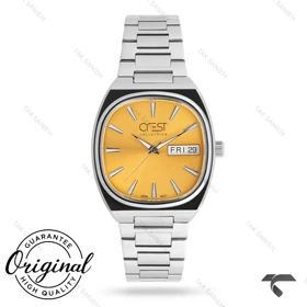 ساعت کرست مردانه 6389-2 صفحه زرد Crest-11081-G