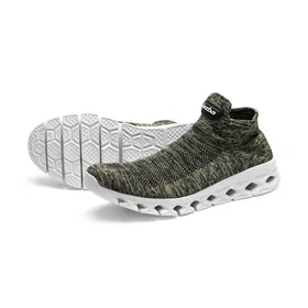 کتانی راحتی قطره جزبا یشمی ملانژ - Jazba Qatra Sockün Olive