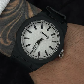 ساعت مچی ضد آب مردانه پیاما استخری سفید