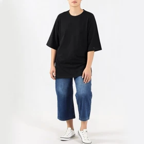 تیشرت لانگ مشکی