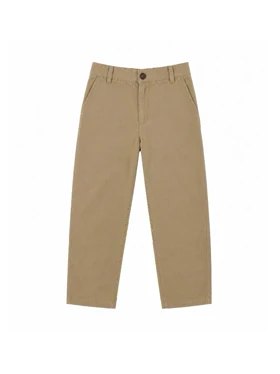 شلوار کتان کرمی رسمی