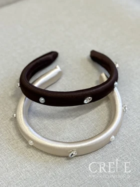 تل ساتن با نگین و مروارید