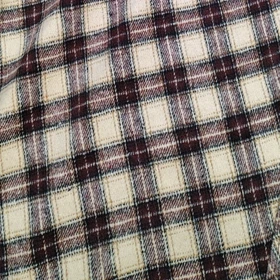 دامن چهارخونه پشمی قد 90 کد 50138