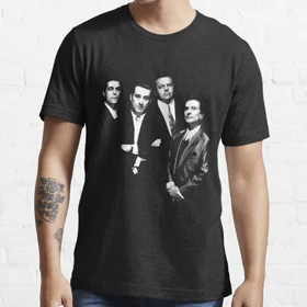 تیشرت رفقای خوی | تیشرت GoodFellas طرح four members handsome black کد 117292