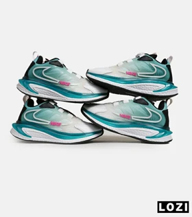 کفش کتانی مردانه و زنانه سبز دریایی NIKE reverse swoosh DISK