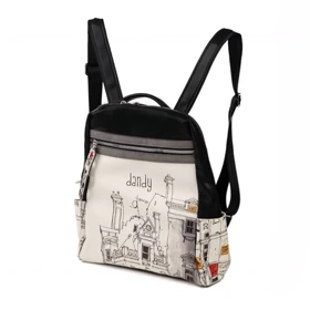 کوله پشتی دندی طرح Cecile Cafe کوله زنانه سیسیل کافه