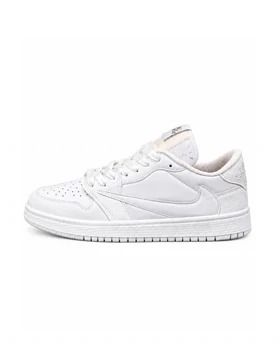 کفش کتانی مردانه مدل نایکی ترویس سفید تمام 2 Nike travis