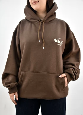 هودی سه نخ داخل کرکی یونیسکس ضخیم white