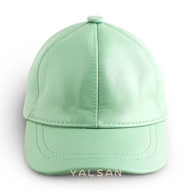 کلاه کپ چرم یلسان مدل کیهان کد 048-GOS (سبز)