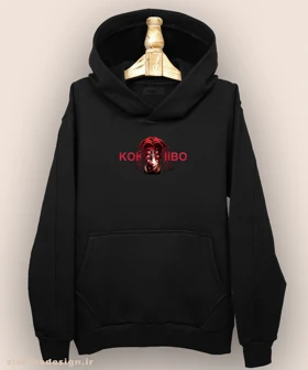 هودی مردانه و زنانه طرح شیطان کش شخصیت کوکوشیبو کد 967