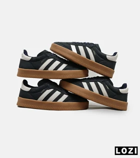 کفش کتانی مردانه سرمه ای سفید ADIDAS Samba
