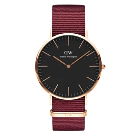 ساعت مردانه دنیل ولینگتون بند برزنتی DW-3535-G
