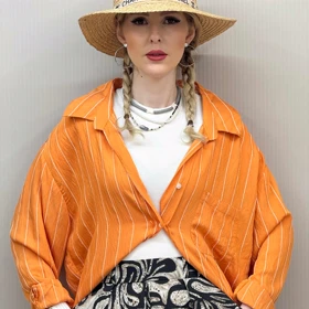 شومیزخطی ktn (نارنجی)