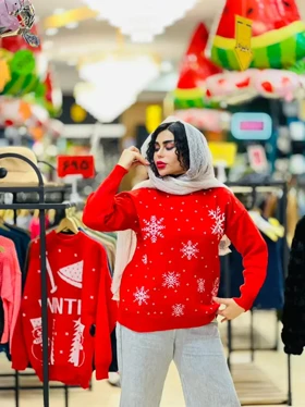 پلیور بافت برفین