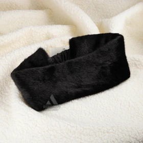 هدبند روسی ساده Plain Faux Fur Headband (مشکی)