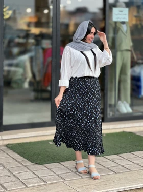 دامن پینترستی آسترکشی شده وارداتی کد 818