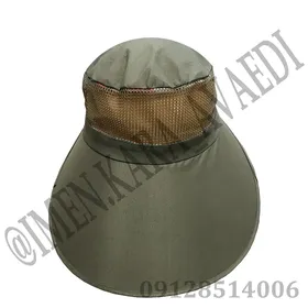 کلاه پشت دار آفتابی بالا توری