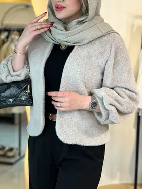 کت پوست کرم 120901