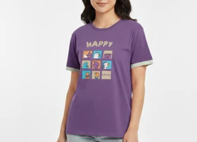 تیشرت زنانه سویکس Sevix کد W1799017TS (بنفش)