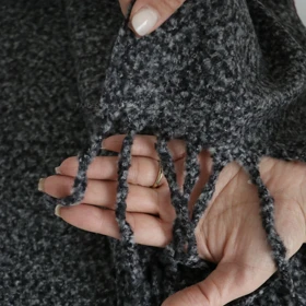 بیگ اسکارف برفکی مدل نخل