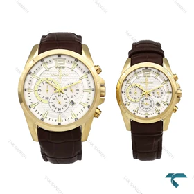 ساعت رومنسون ست طلایی صفحه سفید Romanson-5939-S