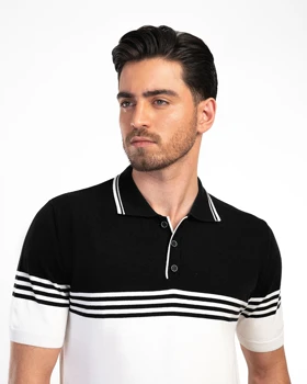 پولوشرت مردانه نیم زیپ کد 300/57