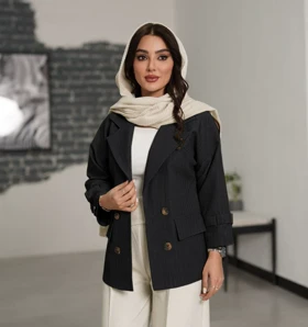 کت یقه انگلیسی مدل آترا