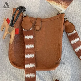 کیف دوشی هرمس Hermes Shoulder Bag A02 (قهوه‌ای)
