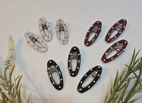 گیره انبری کوچک استیل زنانه ودخترانه سه عددی