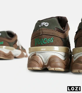 کفش کتانی مردانه و زنانه قهوه ای سبز NEW BALANCE 9060