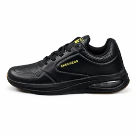 کفش کتانی رانینگ مردانه اسکیچرز زیره کپسولی مشکی SKECHERS