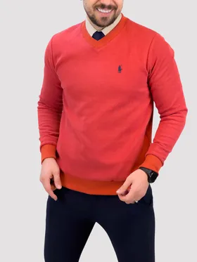 پلیور یقه هفت POLO سرخابی