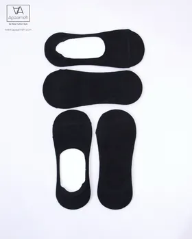 جوراب ساده کالجی مشکی