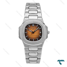 ساعت پتک فیلیپ زنانه استیل صفحه مشکی نارنجی Patek-6530-L