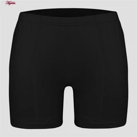شورت مردانه ماییلدا مدل پادار پنبه‌ای کد 4702-3 رنگ مشکی بسته سه عددی