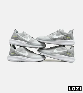 کفش کتانی بزرگ پا طوسی Nike air zoom