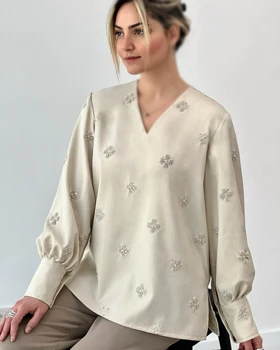 شومیز سنگ‌دوزی