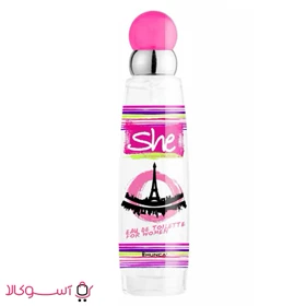عطر ادکلن زنانه شی مدل she is from Paris حجم 50 میلی لیتر