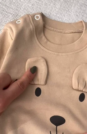 بادی شلوار جوراب دار خرس