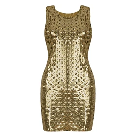 پیراهن زنانه فلسی مدل دیسکویی