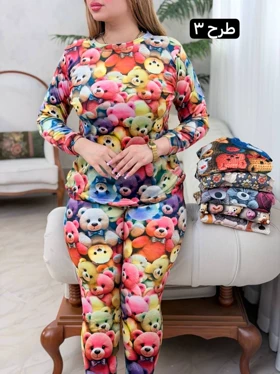 ست مخمل برفی 3602