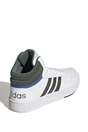 کفش کتانی بلند مردانه سفید HOOPS 3.0 MID